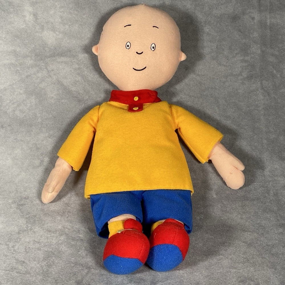 Caillou Soft Doll Plushie 1999 Cinar Stuffed Toy Children's Vintage TV